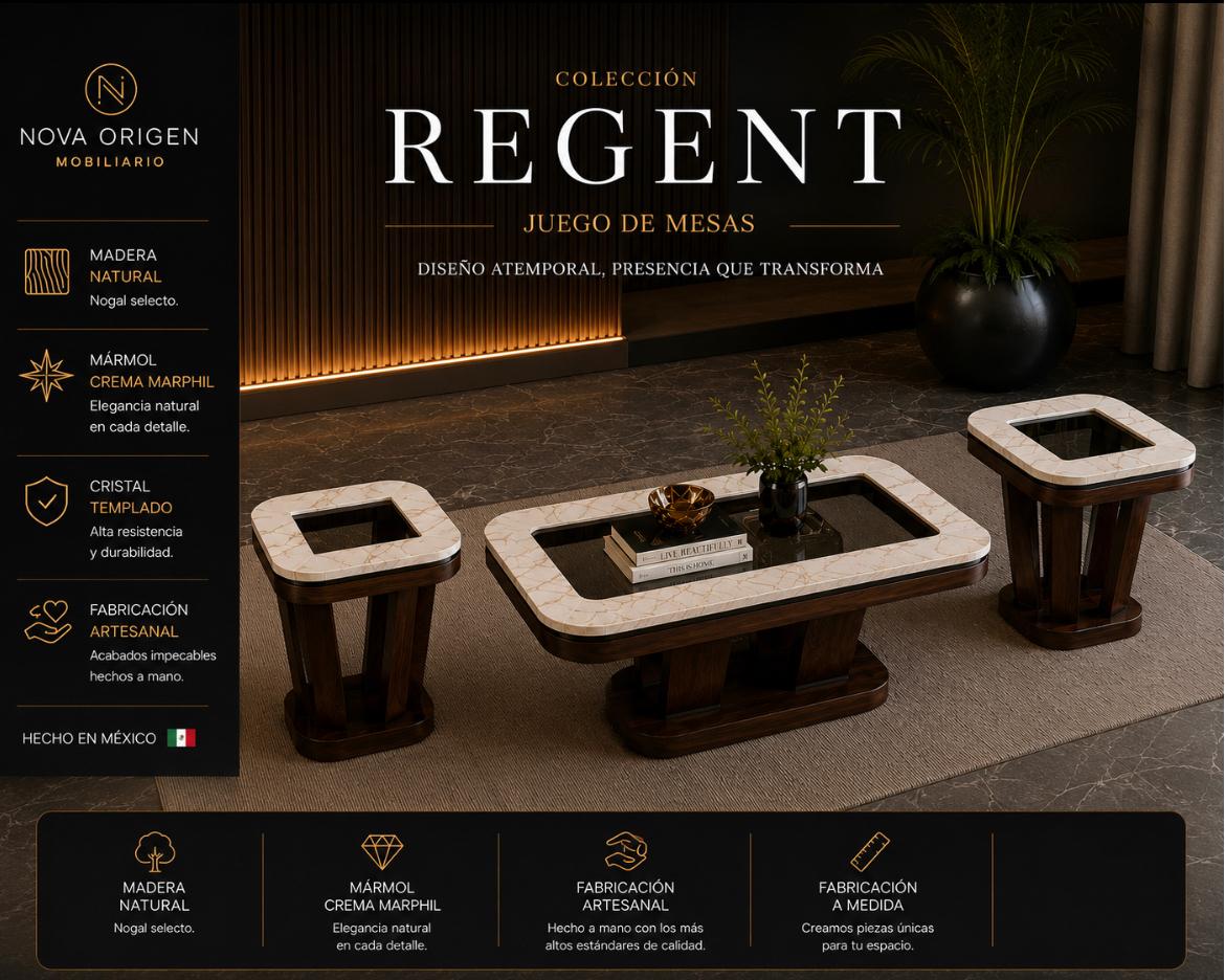 Juego de mesas Regent